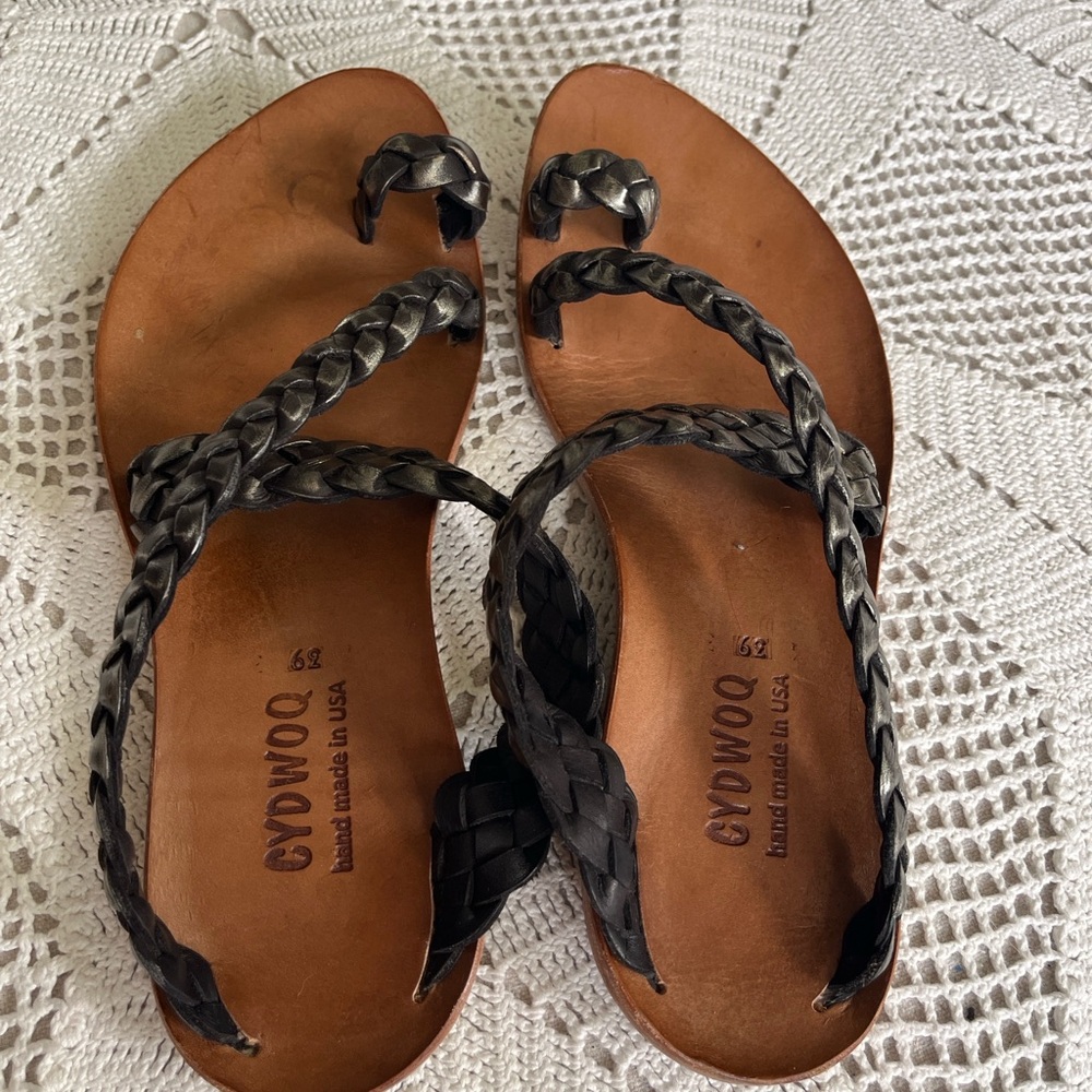 CYDWOQ Handmade Braided Leather Toe Ring Artisan Minimalist
Made in USA EU 39